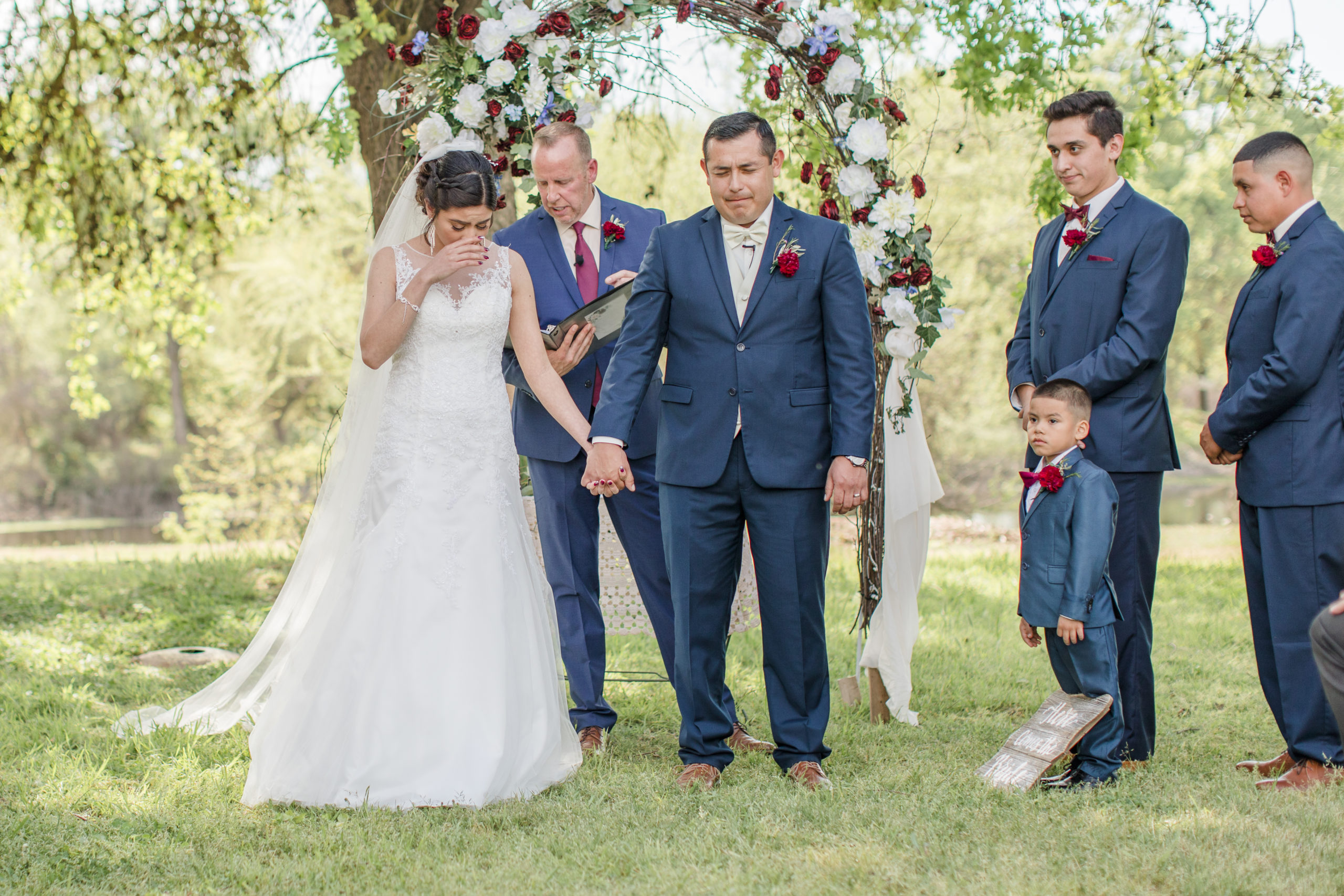 navy-burgundy-sportsmens-club-wedding-briana-chris ceremony