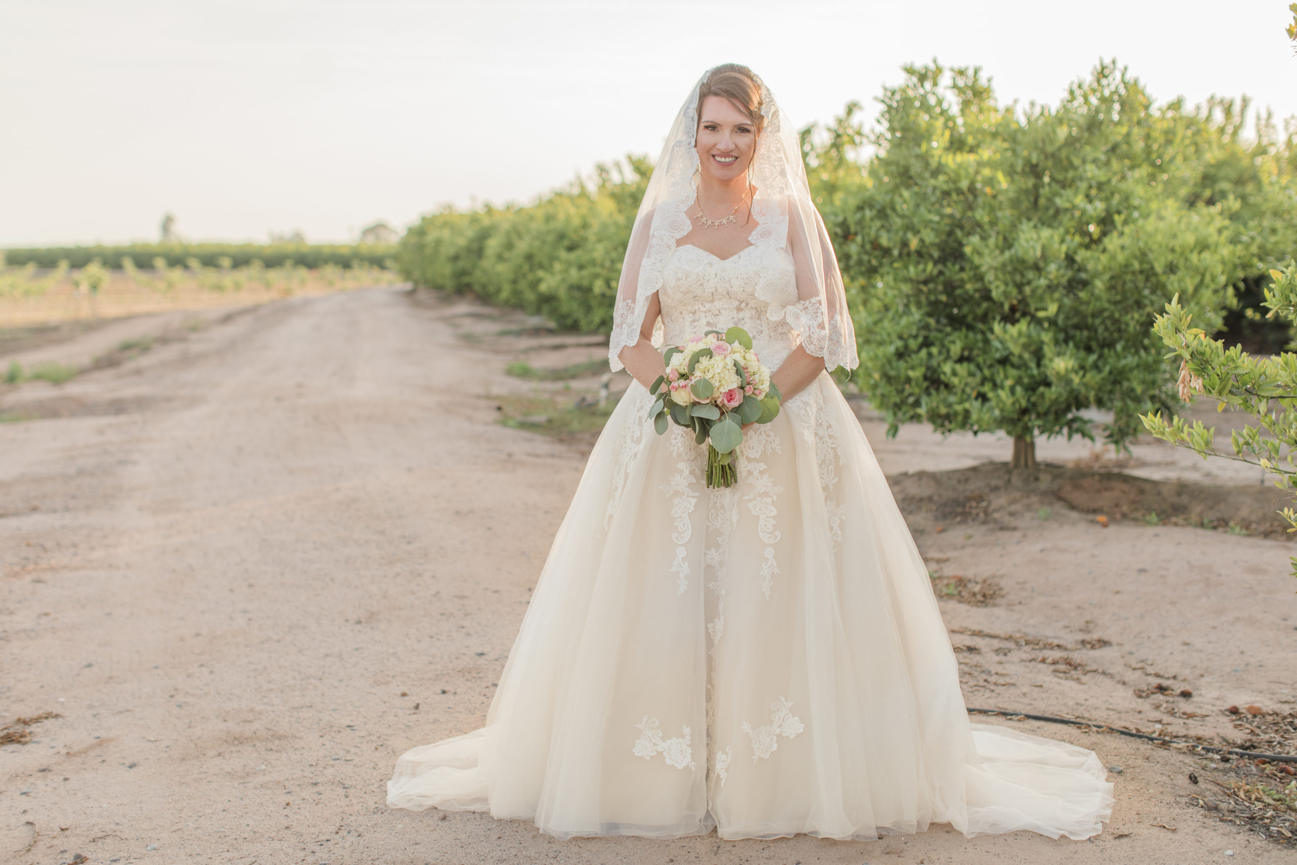A teal Branch and Vine Wedding portraits