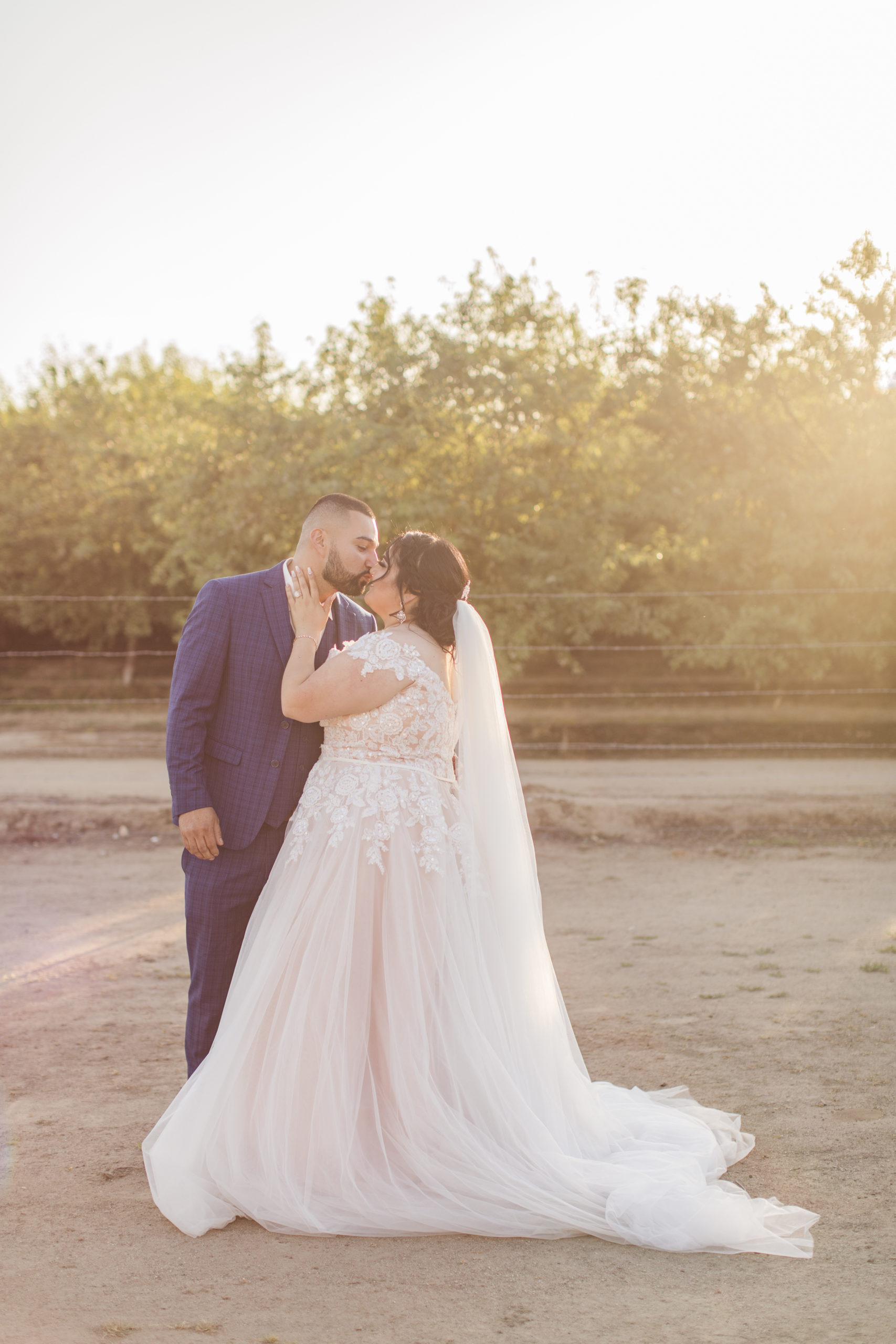 Emerald and pink - St. Anne's Catholic Church Wedding Ford Farm portraits