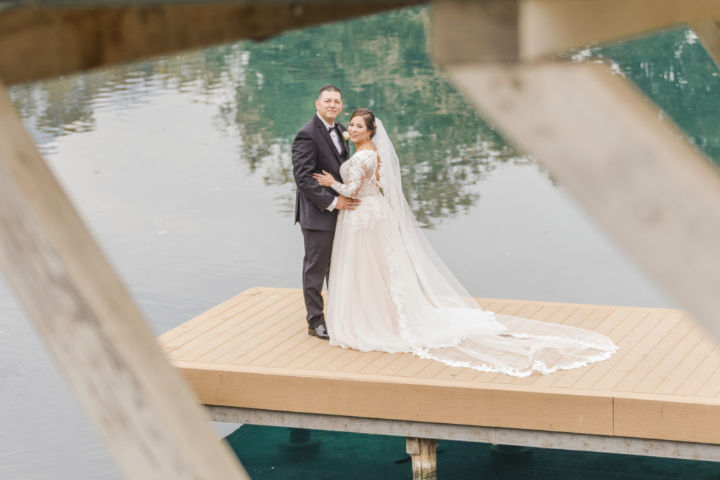 Couple on dock - Wonder Valley Ranch