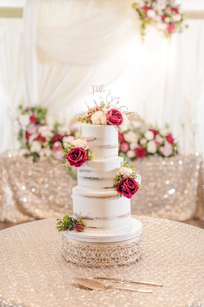 wedding cake - wonder valley ranch wedding