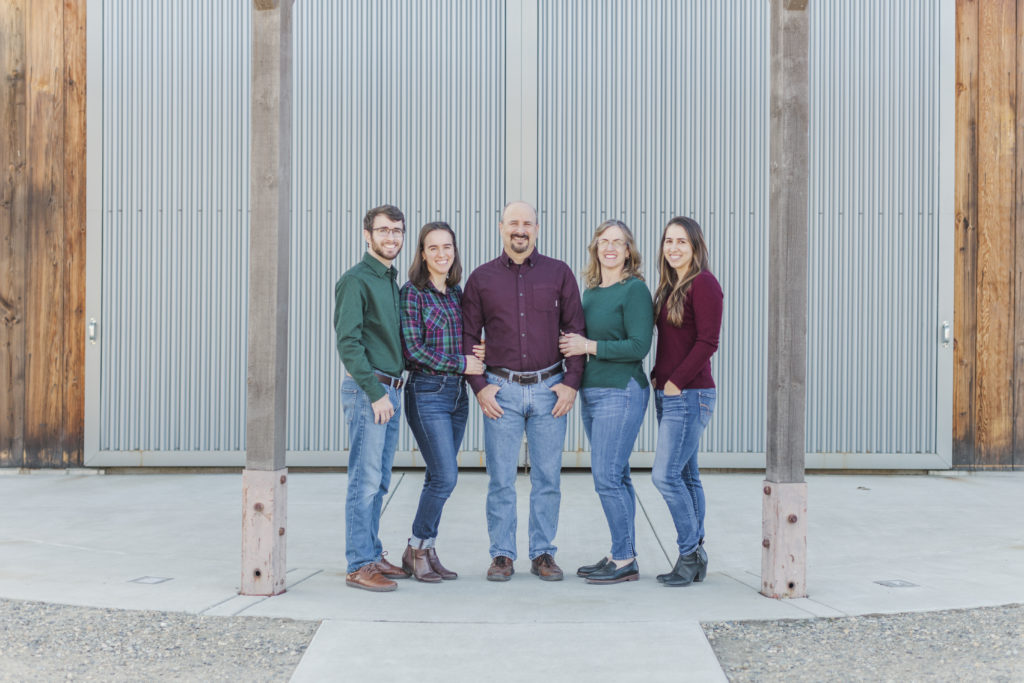 jewel tone family session at san joaquin river parkway