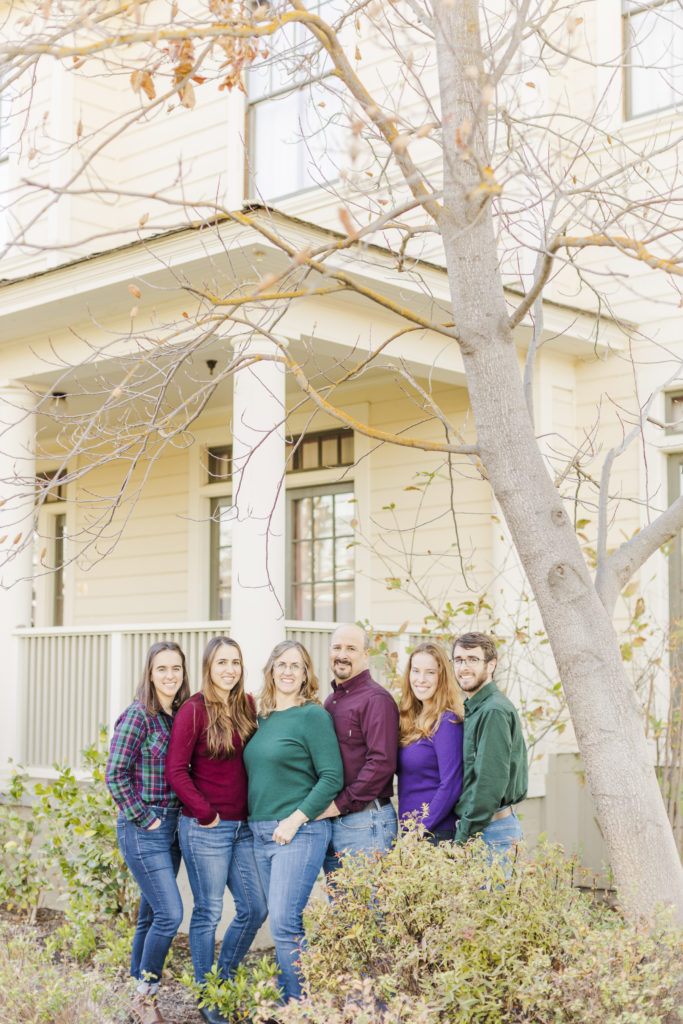jewel tone family session at san joaquin river parkway