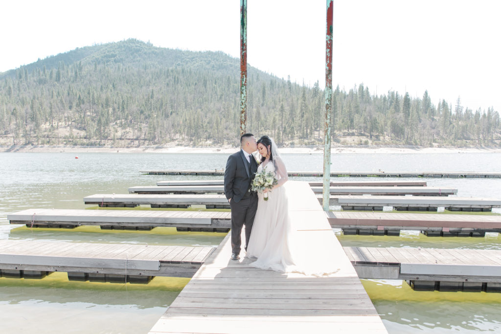 Lakeside Wedding portraits