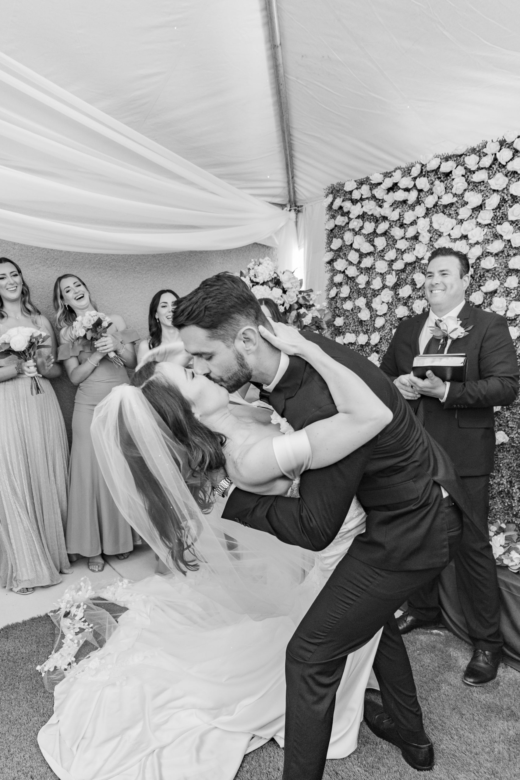 Lindsey and Micah's backyard wedding